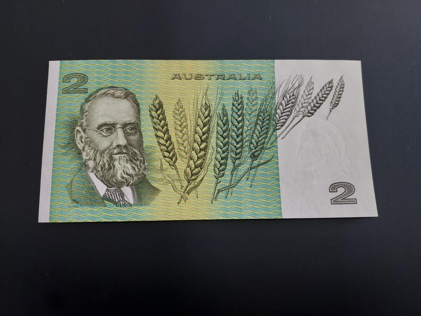 博彦收藏   12月8日 8点 钱币专场 澳洲 旧版2元 UNC 