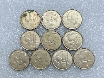 第一海外回流一元起拍收藏 散集专场  第274期 - 西班牙5比塞塔黄铜币 10枚