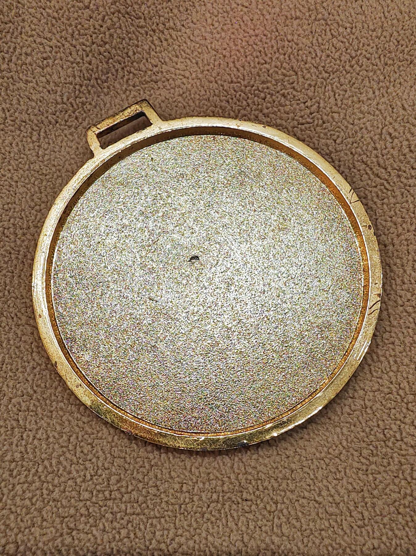 少见国际狮子会珐琅彩保龄球大铜牌 铜章