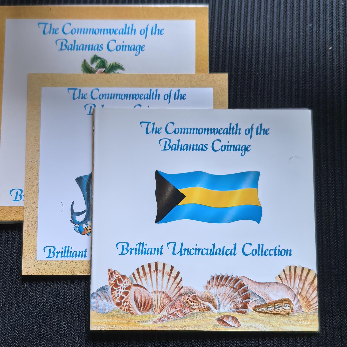 道一币馆币章第一百五十六场 原包装带证书 巴哈马群岛1989年套币七枚