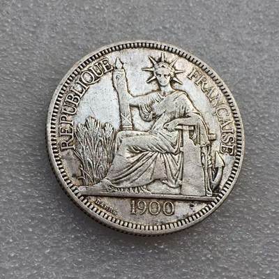 世界钱币专场拍卖 每周二开拍 - 1900年坐洋女神一元流通银币