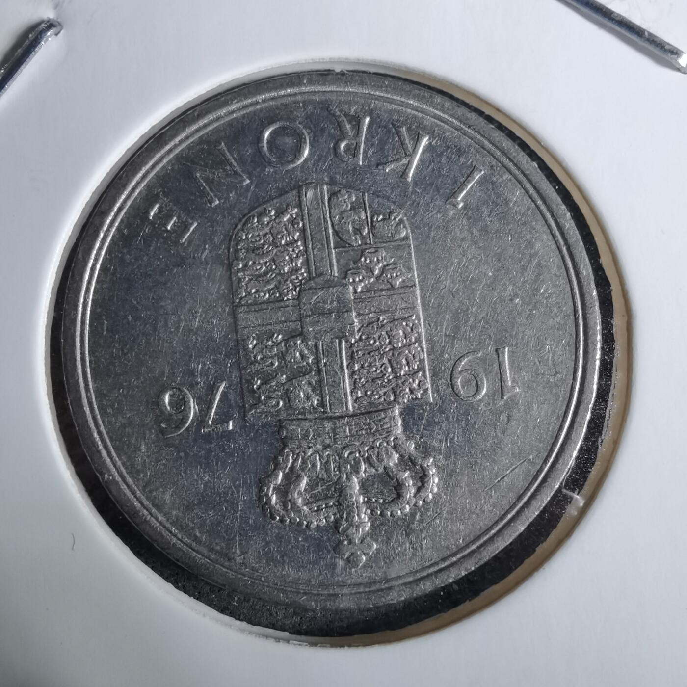 沼泽如烟--第918场 丹麦1976年1克朗