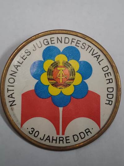 韵星假日拍卖第三十一期 -- Rimey Holidays Auction 31 - 民主德国世界青年联谊会庆祝民主德国成立三十周年徽章
