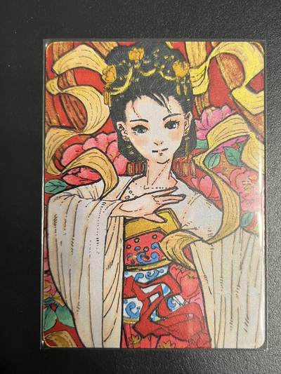 卡牌杂货铺专场拍卖第一场 11.29周六晚10:00截拍 - 【限编】小花瓣 手绘复刻卡 郿坞春深 限编097/259