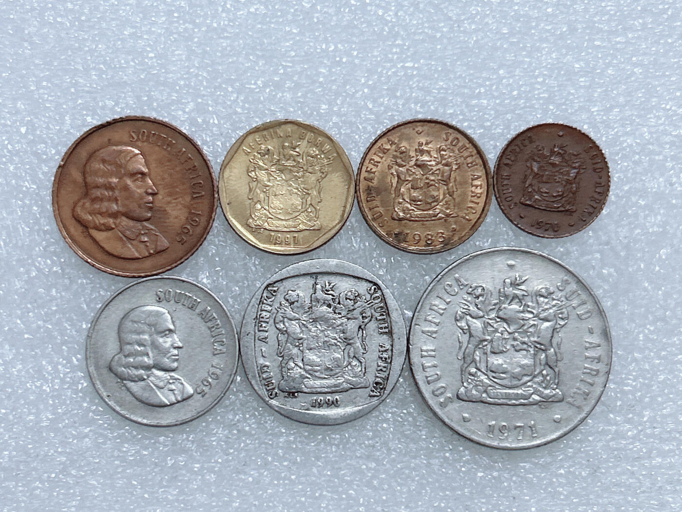 第一海外回流一元起拍收藏 散集专场  第274期 南非硬币 7枚