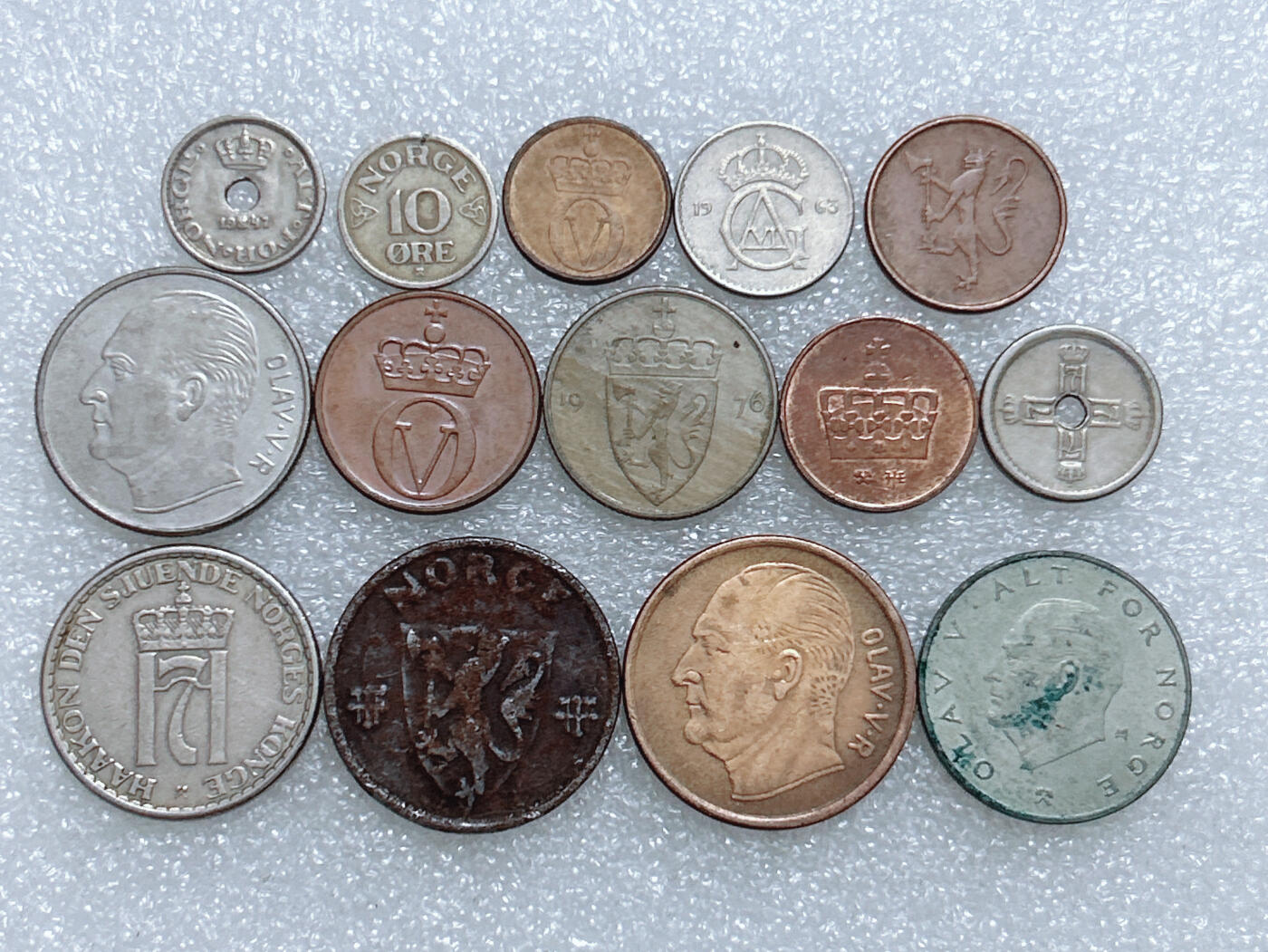 第一海外回流一元起拍收藏 散集专场  第274期 挪威硬币 14枚 无重复