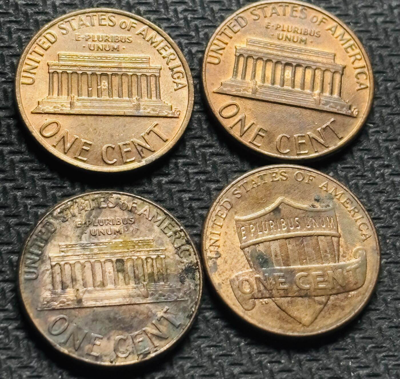 文馨钱币收藏第 284 场，【 长期接收代拍品】老藏家拍品南朝鲜李承晚时期货币，泰国大型纪念币，土耳其各时期及各国套币场 好品美国林肯一分 4 枚不同年份