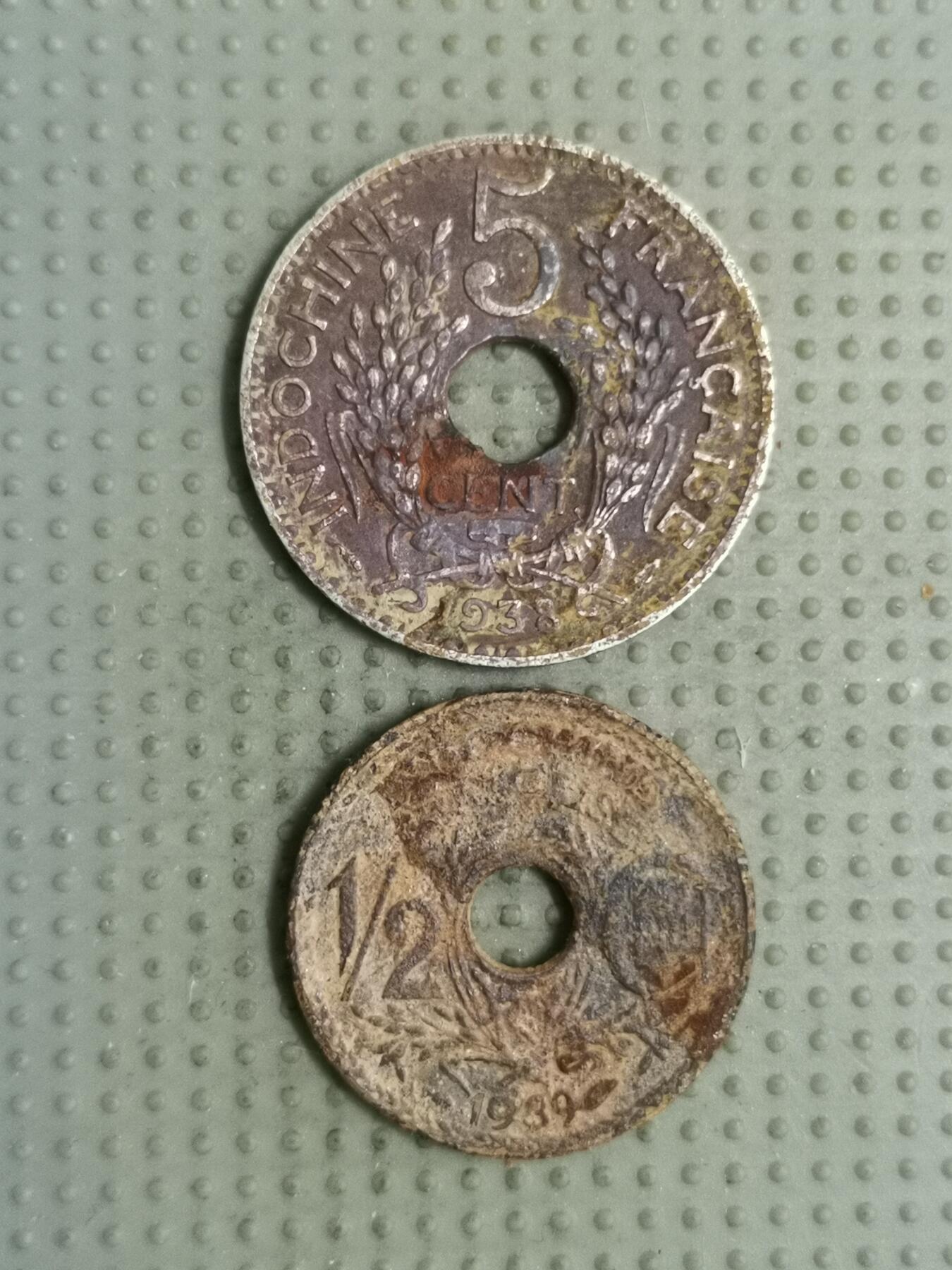 2025年第126场各国散币拍卖（总第126场） 法属印度支那2枚