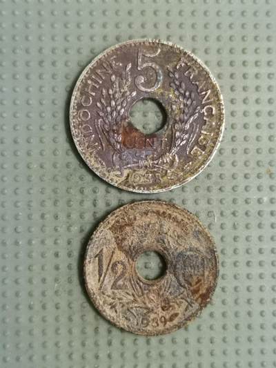 2025年第126场各国散币拍卖（总第126场） - 法属印度支那2枚