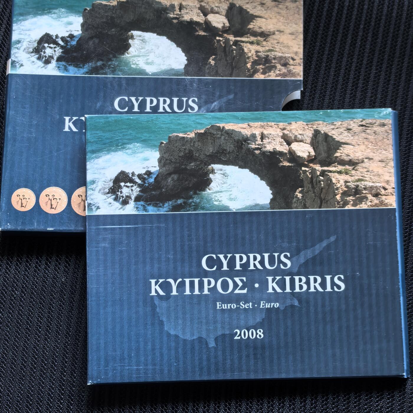 道一币馆币章第一百五十六场 原包装 塞浦路斯2008年欧元套币八枚-1