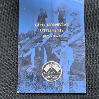 道一币馆币章第一百五十六场 - 原包装 挪威五间小木屋1825年移民美国精制纪念银章  925银标 目测重量20g+