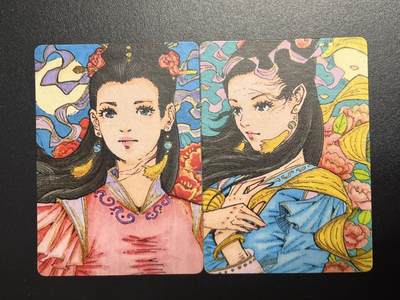 卡牌杂货铺专场拍卖第一场 11.29周六晚10:00截拍 - 【裸卡】小花瓣 手绘复刻卡 大乔2张