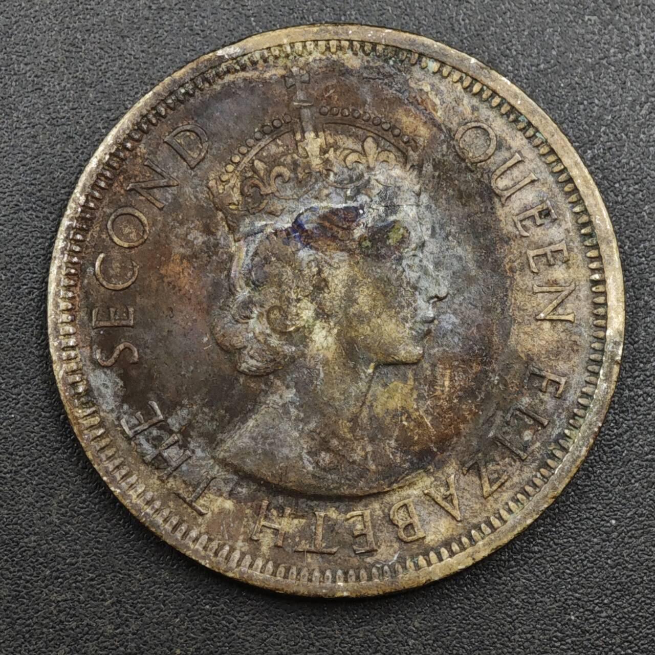 【淘币小摊】实时拍第八百一十三拍   散币场   满百包邮可预留二周 每周一统一发货   香港1974年壹圆