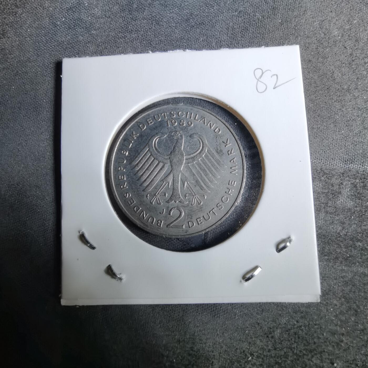 沼泽如烟--第918场 德国1989年2马克