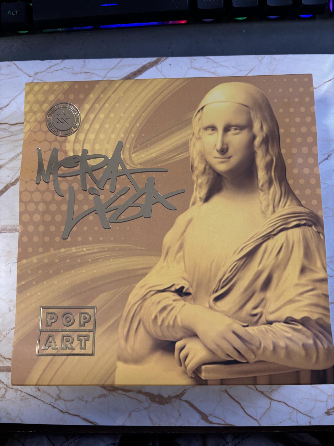 第183期拍卖 纽埃2023年波普艺术系列蒙娜丽莎2盎司纪念彩银币，999银，发行500枚