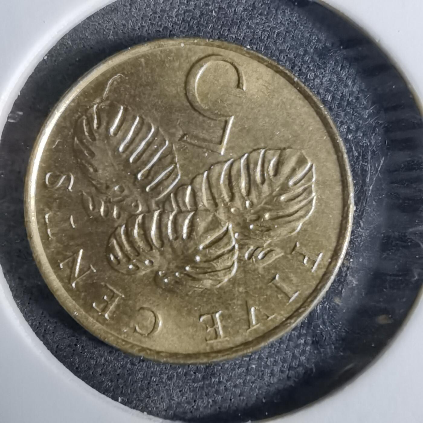 沼泽如烟--第918场 新加坡1995年五分