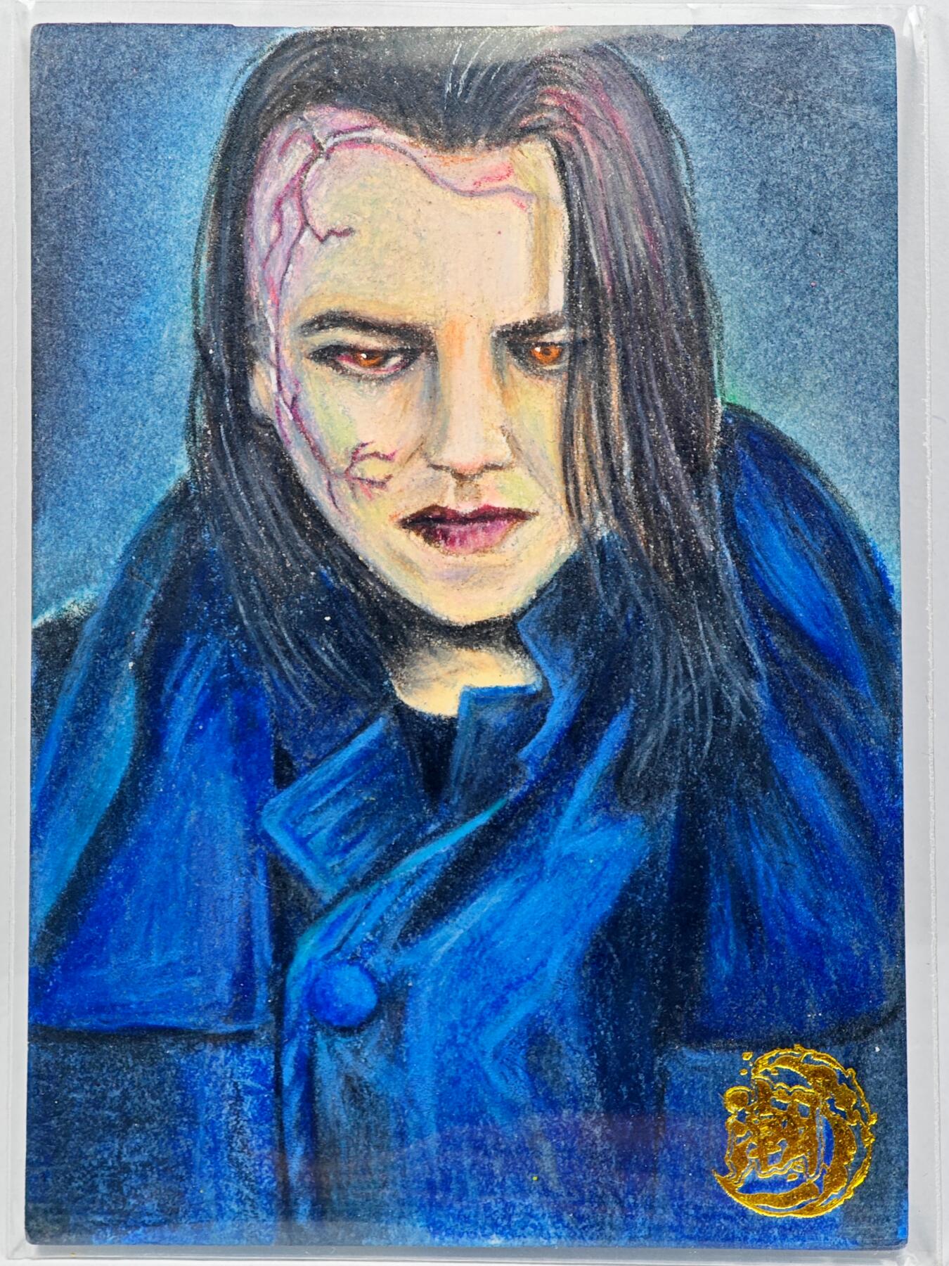 白泽拍卖卡牌手绘专场第29期（忽有故人心上过，回首山河已是秋） 2022 L潮手绘卡 天王  桔子亲签