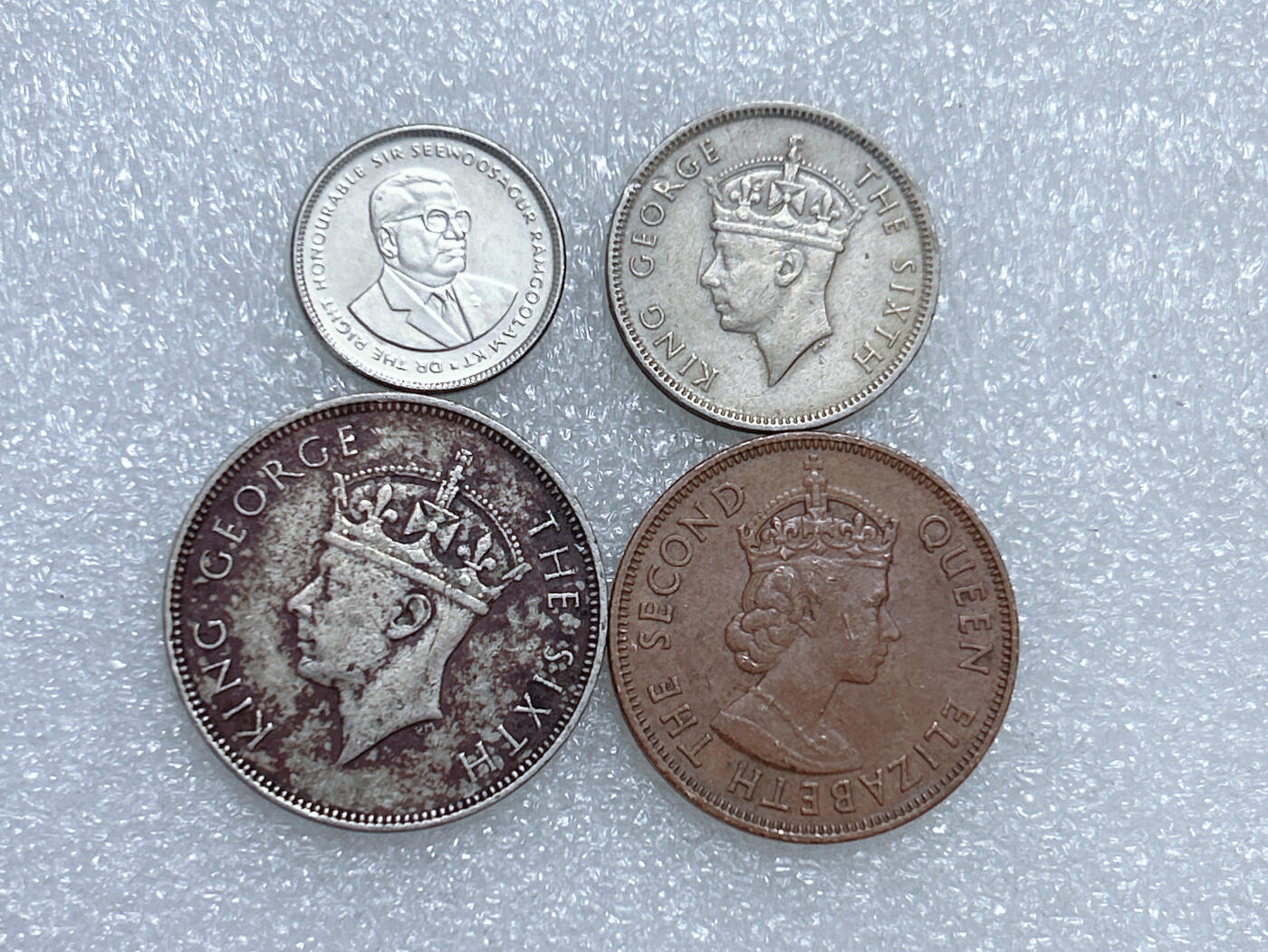 第一海外回流一元起拍收藏 散集专场  第274期 毛里求斯硬币 4枚