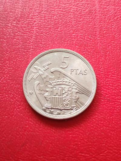 【云涧收藏】第八十一场 - 西班牙1957年版5比塞塔