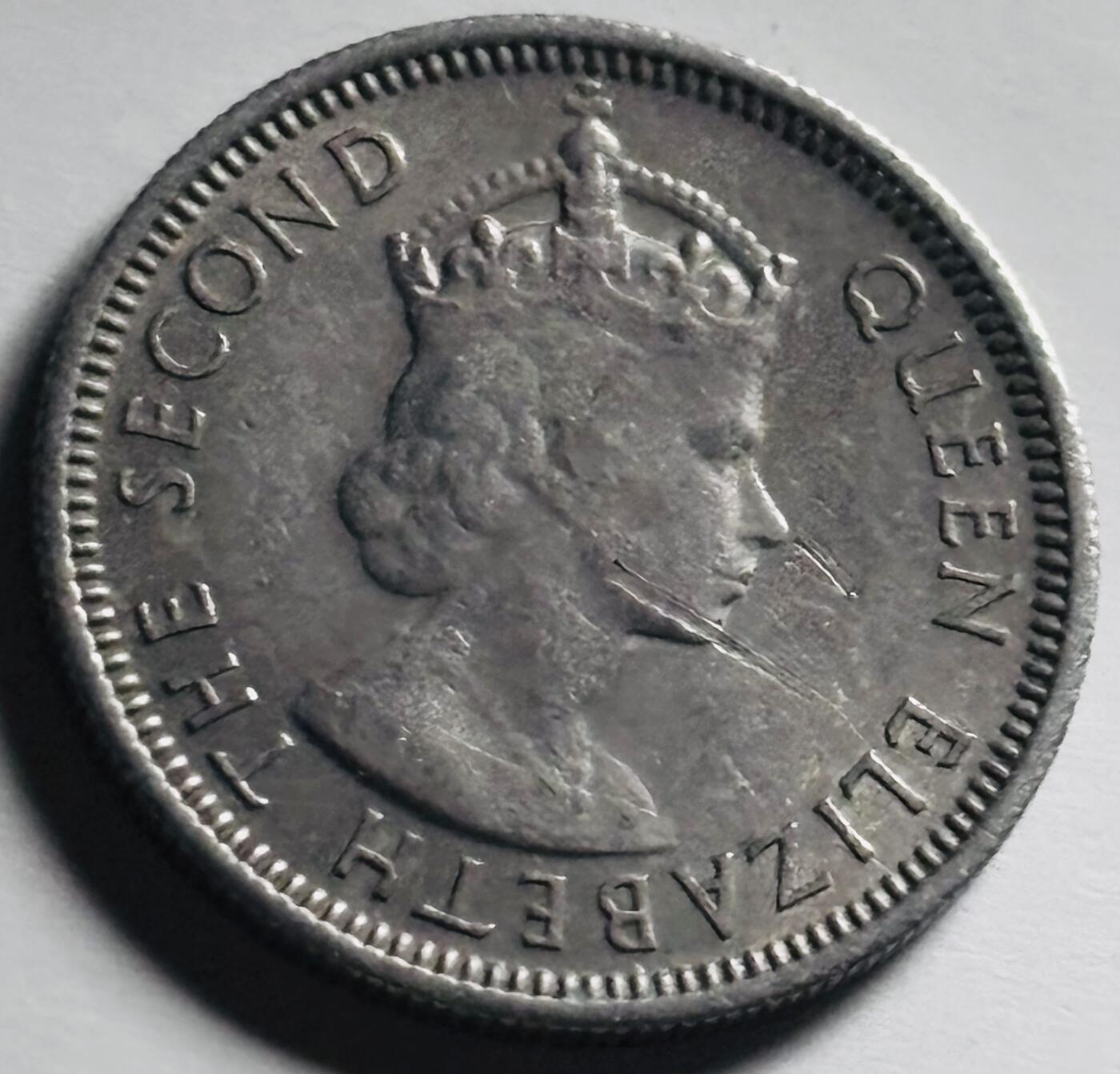 文馨钱币收藏第 284 场，【 长期接收代拍品】老藏家拍品南朝鲜李承晚时期货币，泰国大型纪念币，土耳其各时期及各国套币场 少见1953 年英属马来亚和婆罗洲 10 分 ，首发版