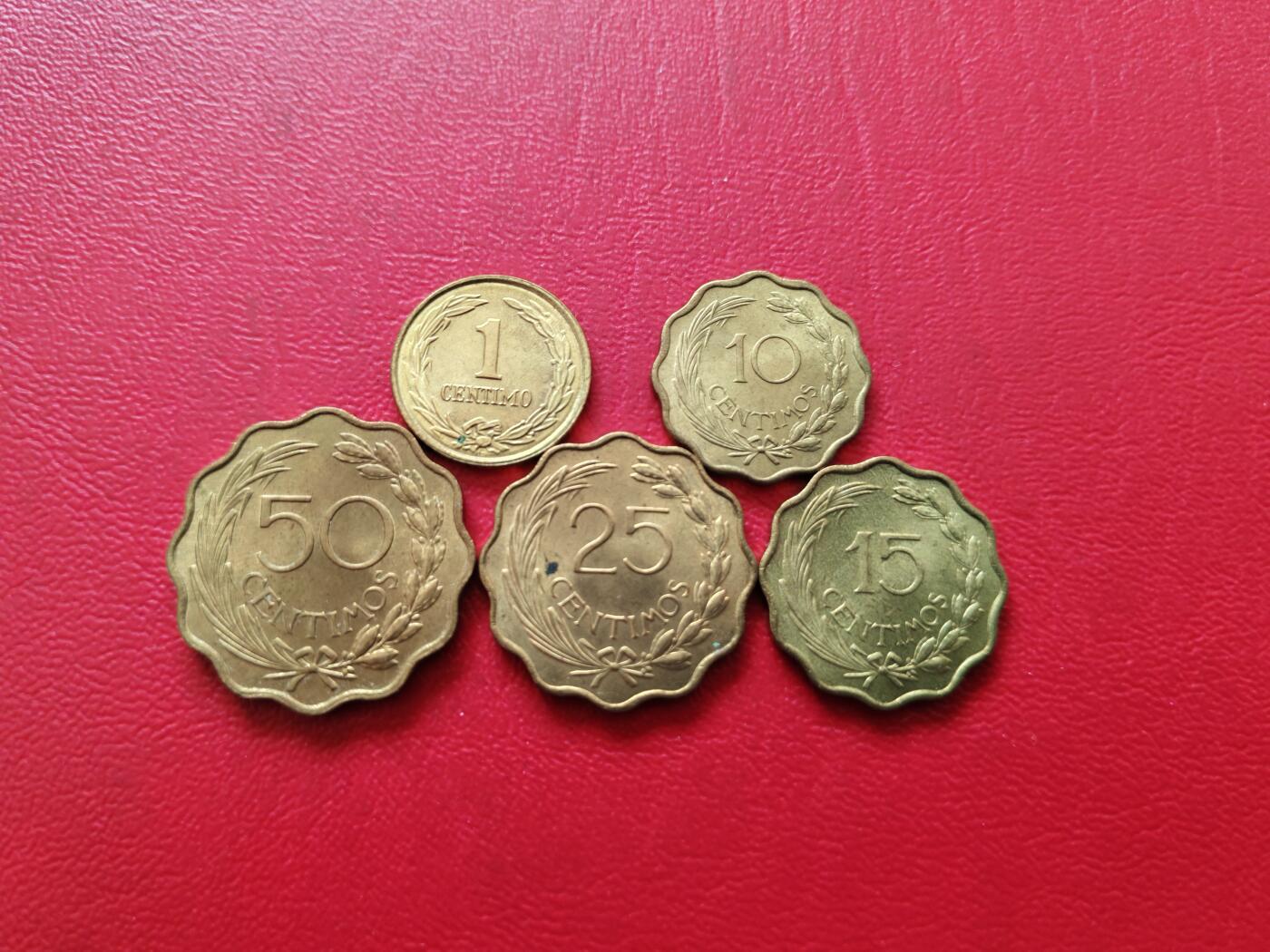 【云涧收藏】第八十一场 巴拉圭1950/53年5枚套