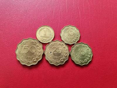 【云涧收藏】第八十一场 - 巴拉圭1950/53年5枚套