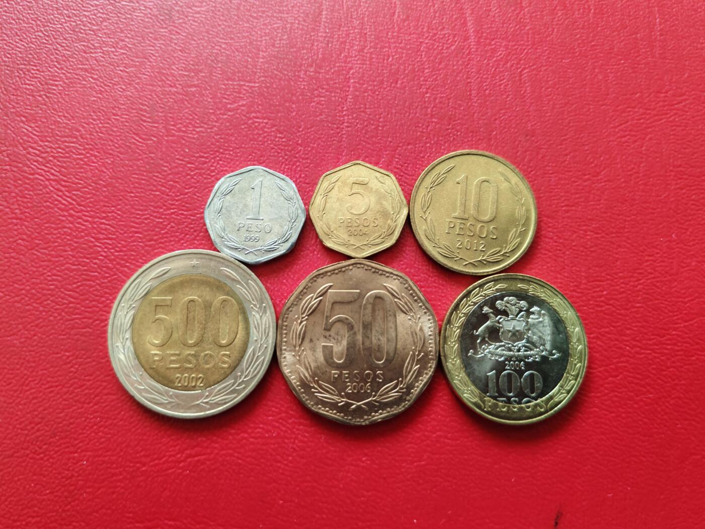 【云涧收藏】第八十一场 智利1～500比索套币