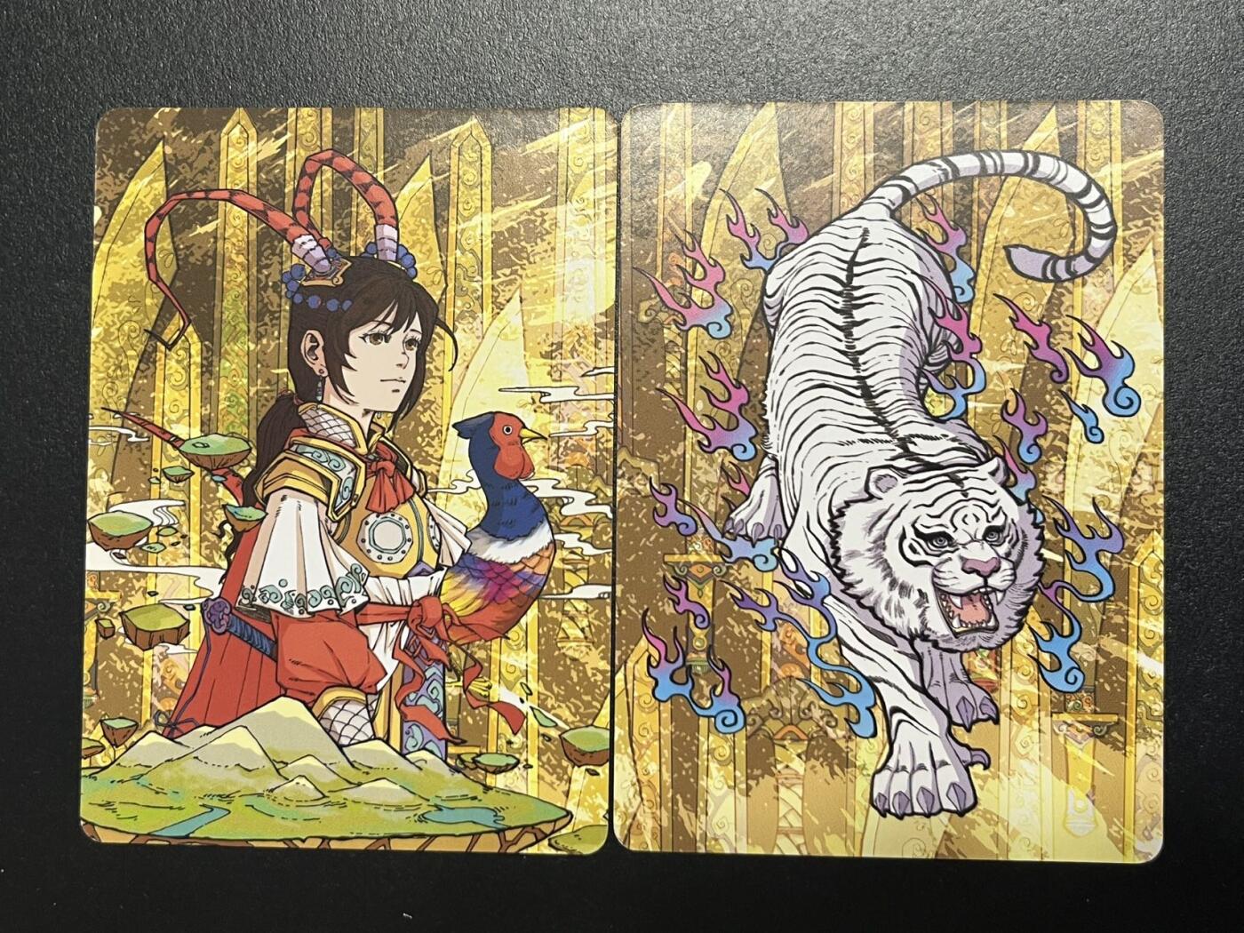 卡牌杂货铺专场拍卖第一场 11.29周六晚10:00截拍 【裸卡】小花瓣 胃土稚+白虎 普卡2张