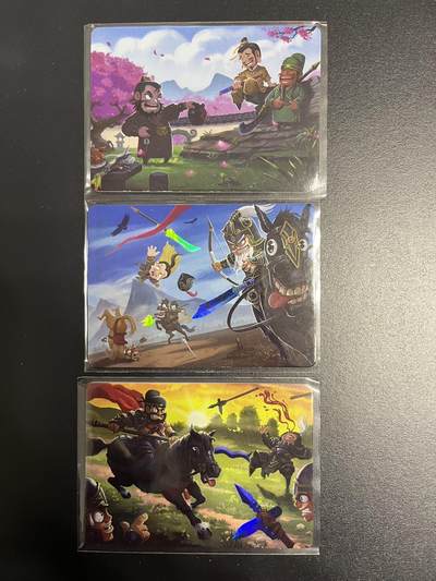 卡牌杂货铺专场拍卖第一场 11.29周六晚10:00截拍 - 【裸卡】趣卡社 三国 蜀之卷 Q版3张