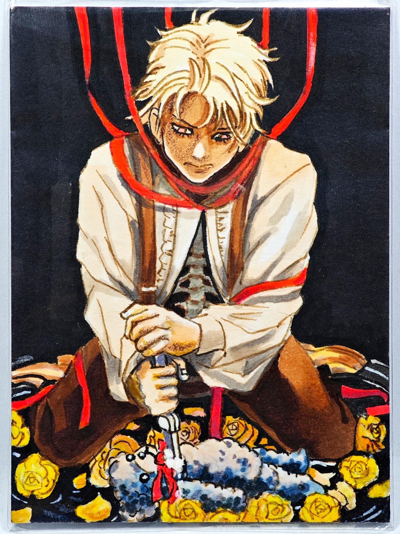 白泽拍卖卡牌手绘专场第29期（忽有故人心上过，回首山河已是秋） 2025 凡星手绘卡 魔  鹏亲签