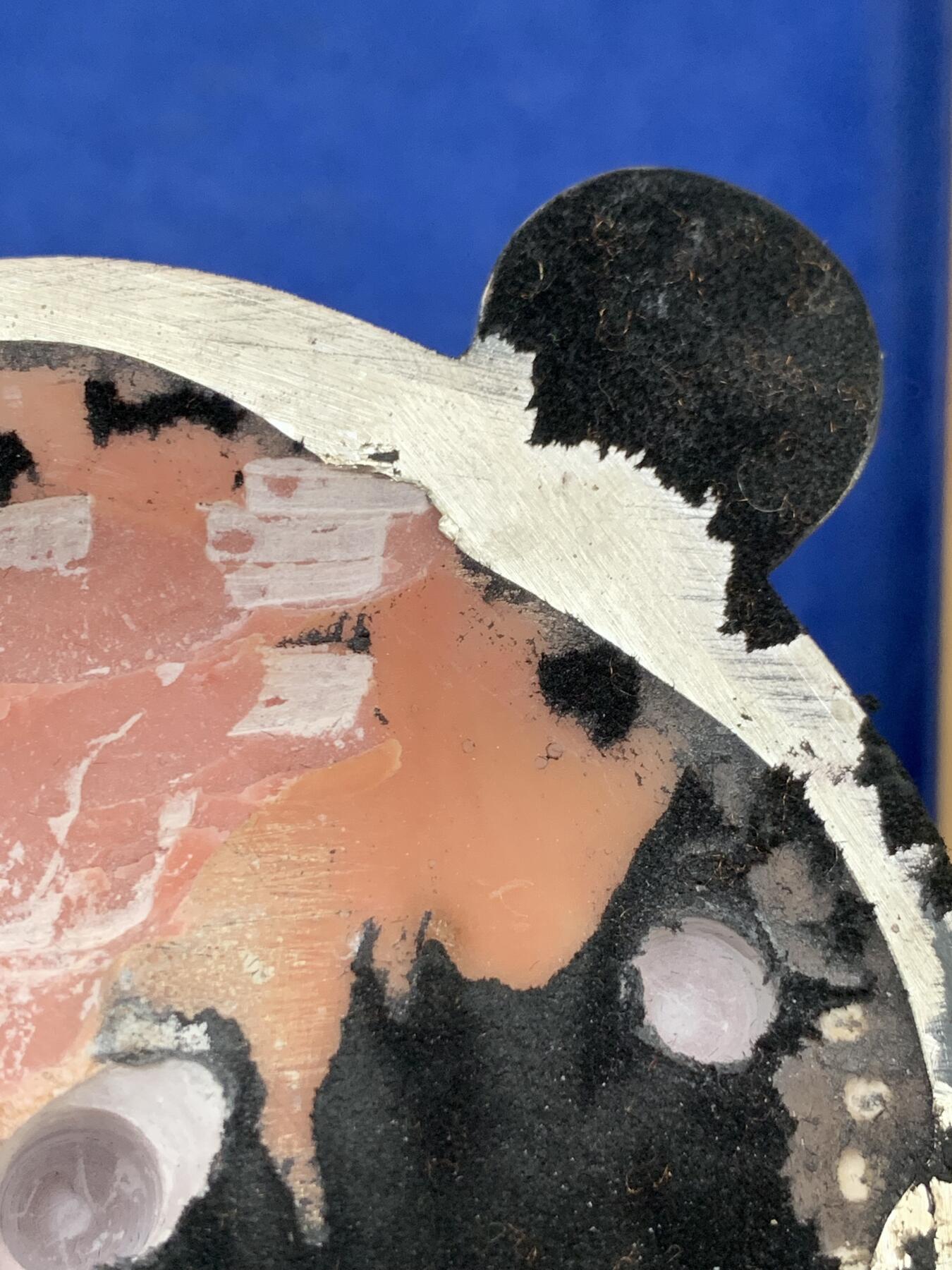 《竞宝斋》第443场 周日，周一，2场连拍 （全场包邮） 英国凯尔特少女坐像摆件 925银包银 1997年谢菲尔德官方银标识 总重434克 细节见图