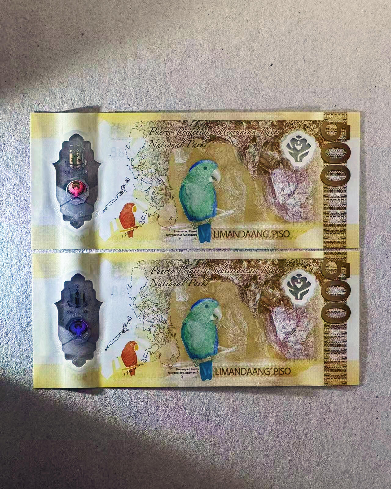 【Blue Auction】世界纸币精拍第757期——18级TOP拍卖/信誉/品质/专业/高效💫 【一组2张AA冠88尾无47】菲律宾 2024年500比索 全新UNC