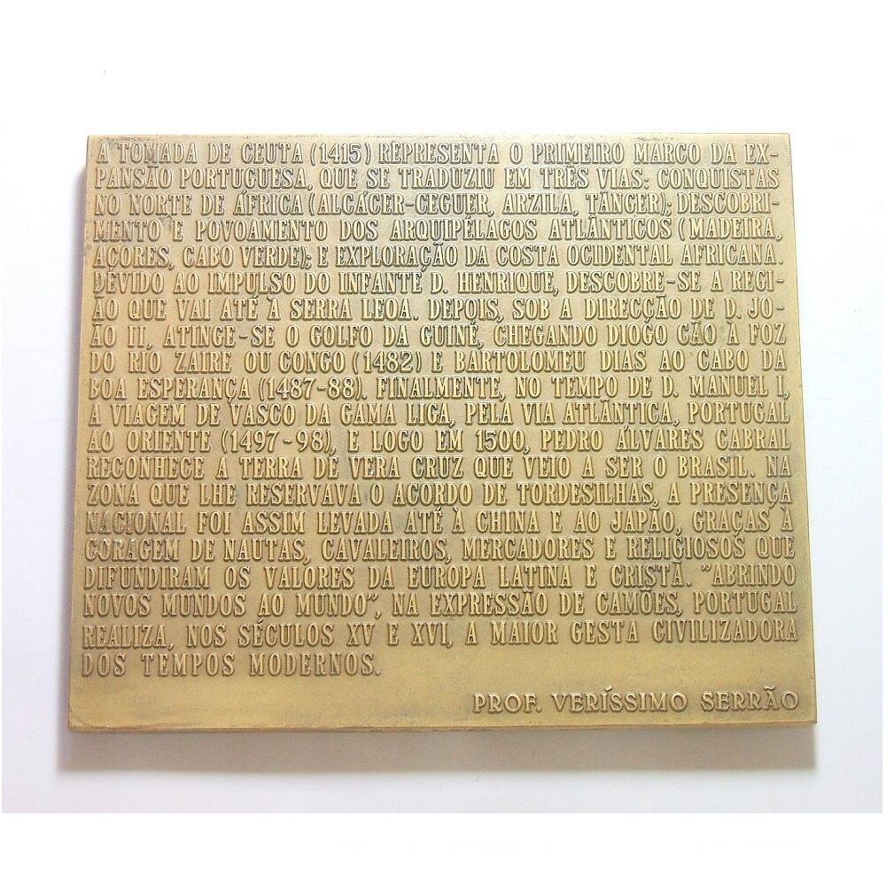 【艺术】葡萄牙艺术大章 大航海四巨头探索世界 恩里克王子 迪亚士 麦哲伦 达伽马 高浮雕精制巨型大铜章 112MM 453克 发行量仅300枚