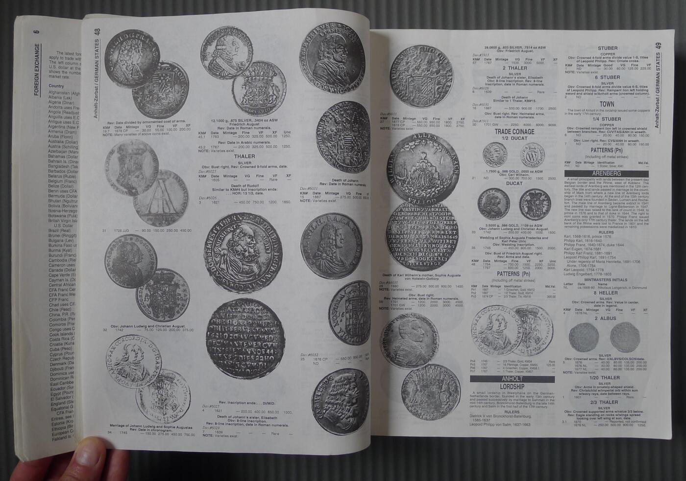 世界钱币章牌书籍专场拍卖11.30 德国硬币目录1601--199X