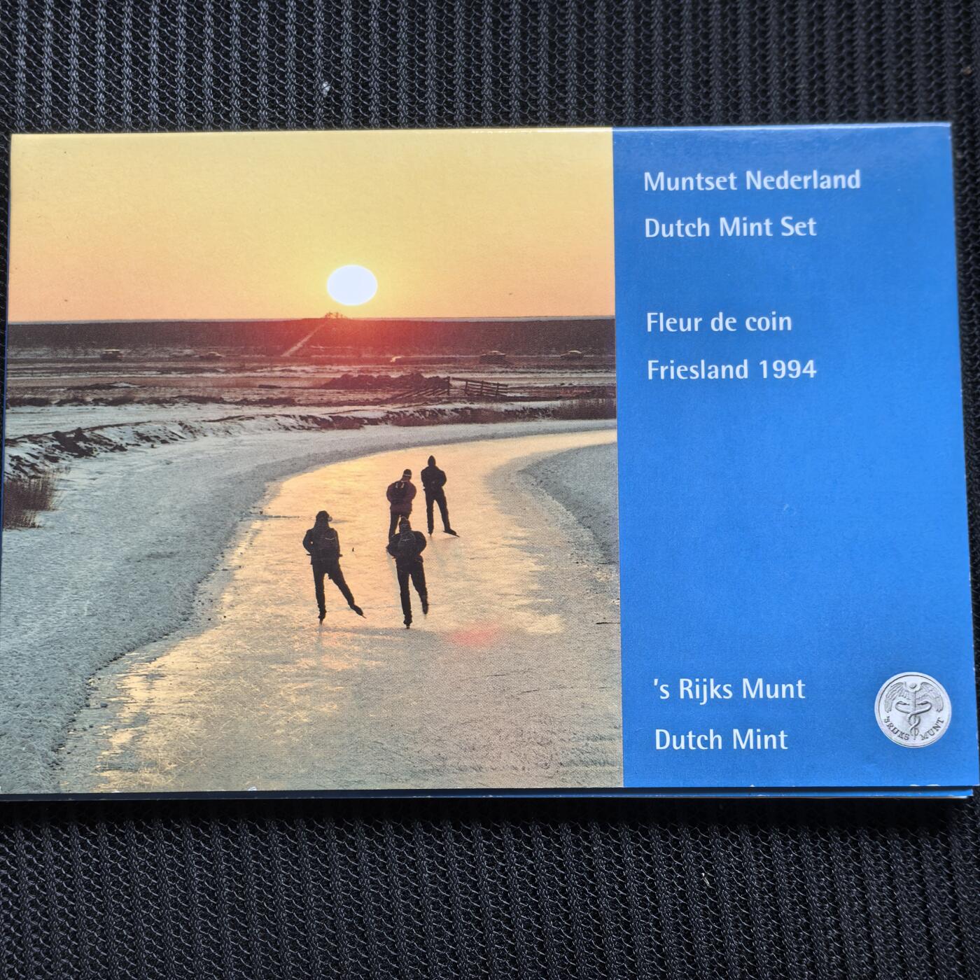 道一币馆币章第一百五十六场 原包装 荷兰1994年套币六枚+纪念章 脱胶