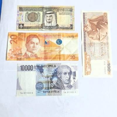 各国外币第100期 无佣金 - 外币一组4张【1】