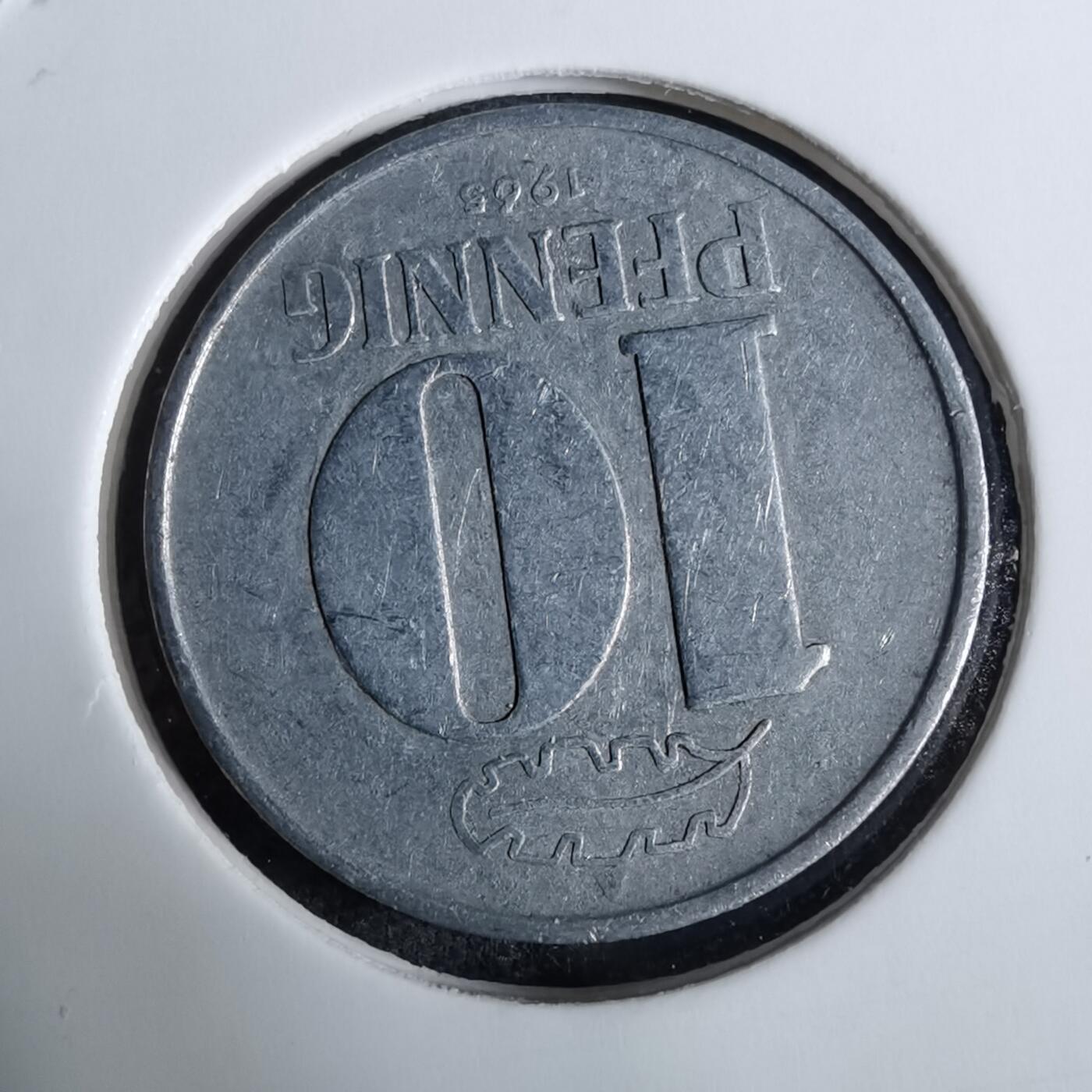 沼泽如烟--第918场 东德1965年10芬尼