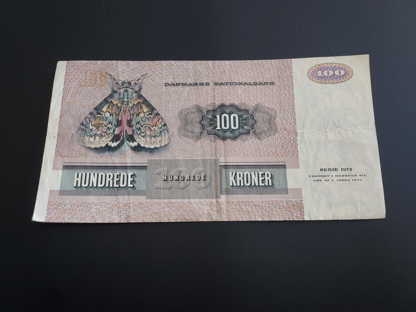 博彦收藏   12月8日 8点 钱币专场 丹麦100克朗 流通品 666开头