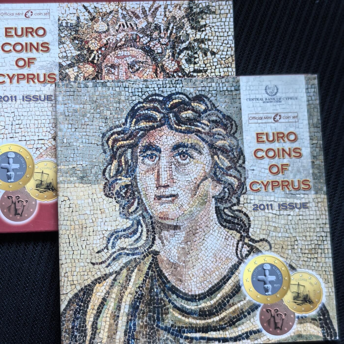 道一币馆币章第一百五十六场 欧洲之星 原包装 塞浦路斯2011年欧元套币八枚