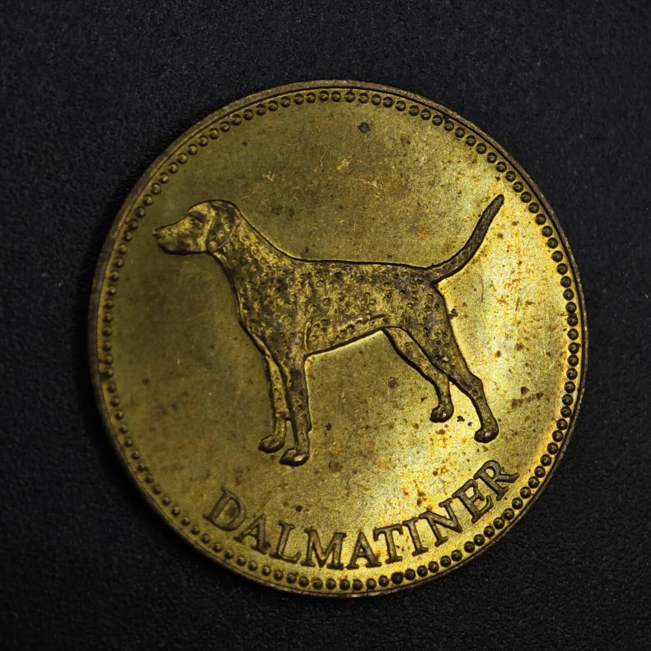 【淘币小摊】实时拍第八百一十四拍   散币场   满百包邮可预留二周 每周一统一发货   丹麦RASK犬类协会铜章