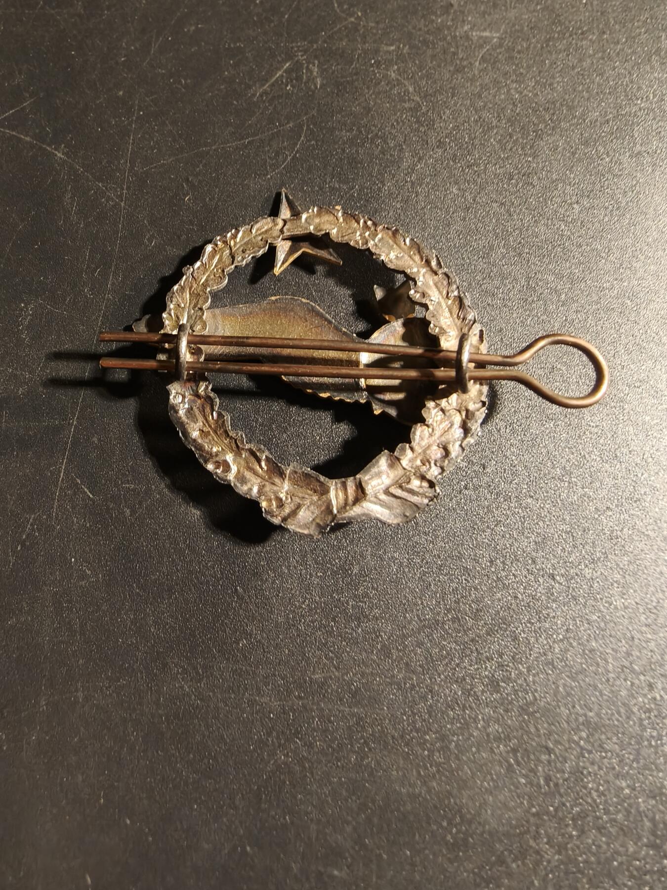 老王徽章第167期 法国空军投弹手学员证章