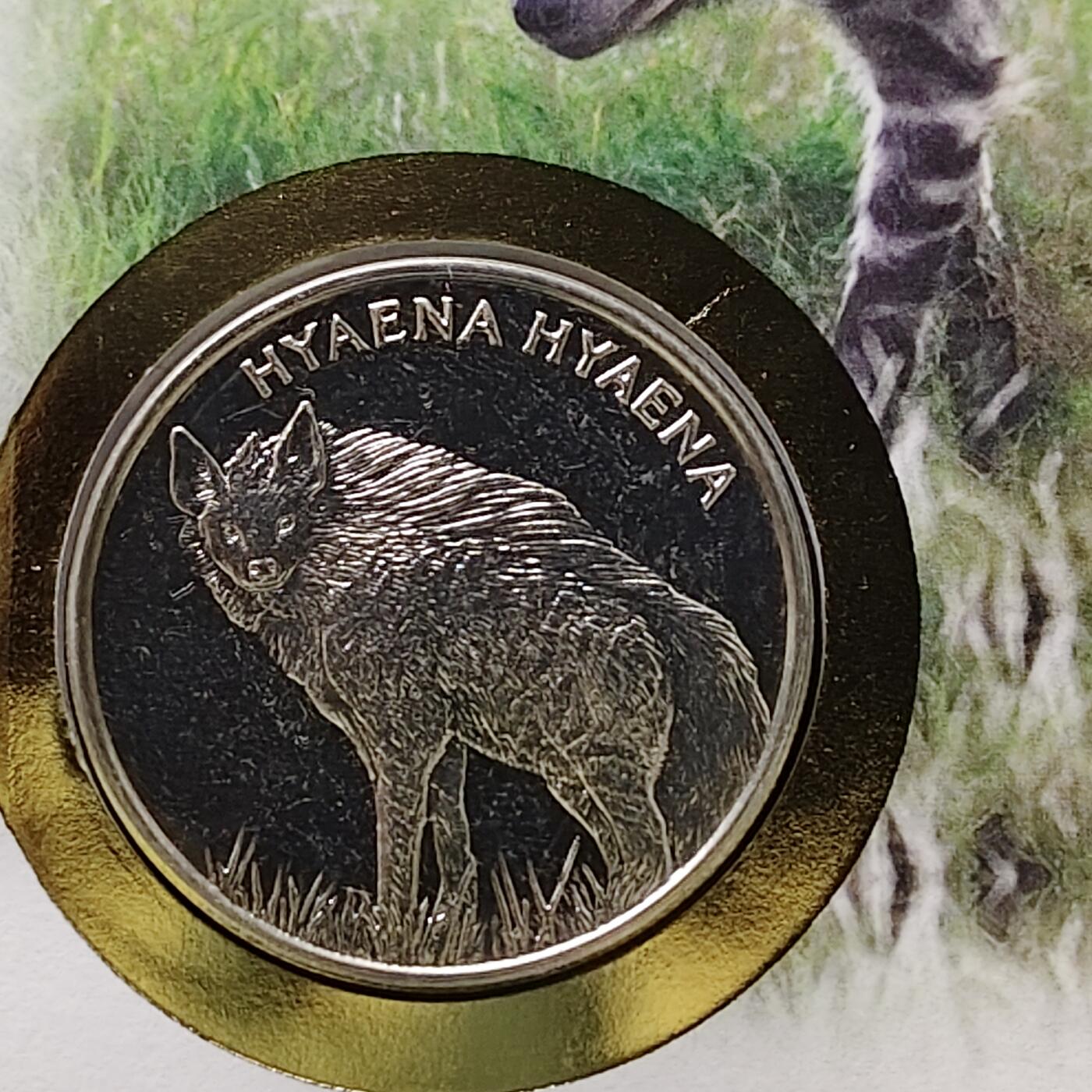 【全场包邮】纯粹捡漏拍482场（免费代拍第19场）-币封+套装+富兰克林（注意佣金） 【邮章封】WWF世界自然基金会条纹鬣狗纪念邮章封