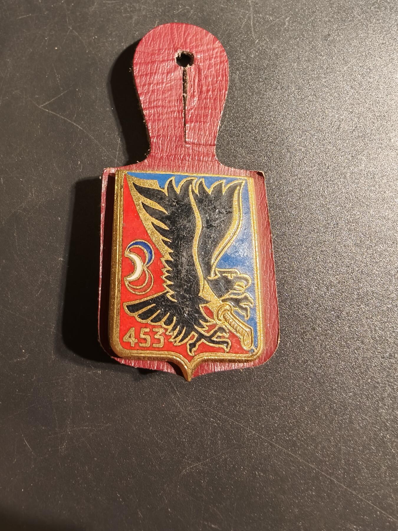 老王徽章第167期 法国第453防空炮兵大队证章