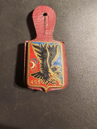 老王徽章第167期 - 法国第453防空炮兵大队证章