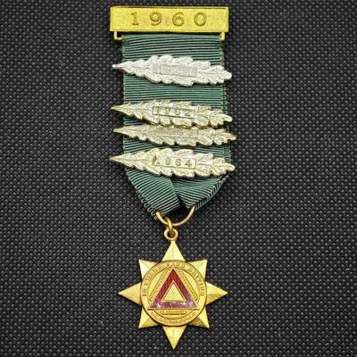 【淘币小摊】限时拍第八百一十六拍  纪念章场  满百包邮可预留两周  周一统一发货  -  英国1960-1964年安全驾驶竞赛奖章直径32mm