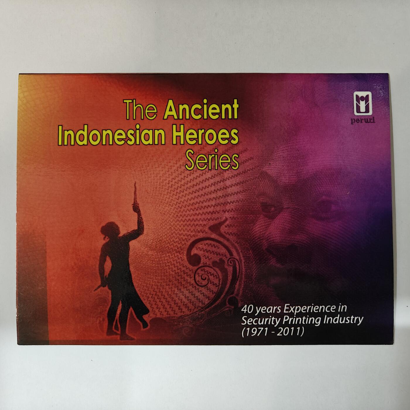 印度尼西亚Peruri 加查 玛达测试钞 纪念券 全新带册子 UNC T1