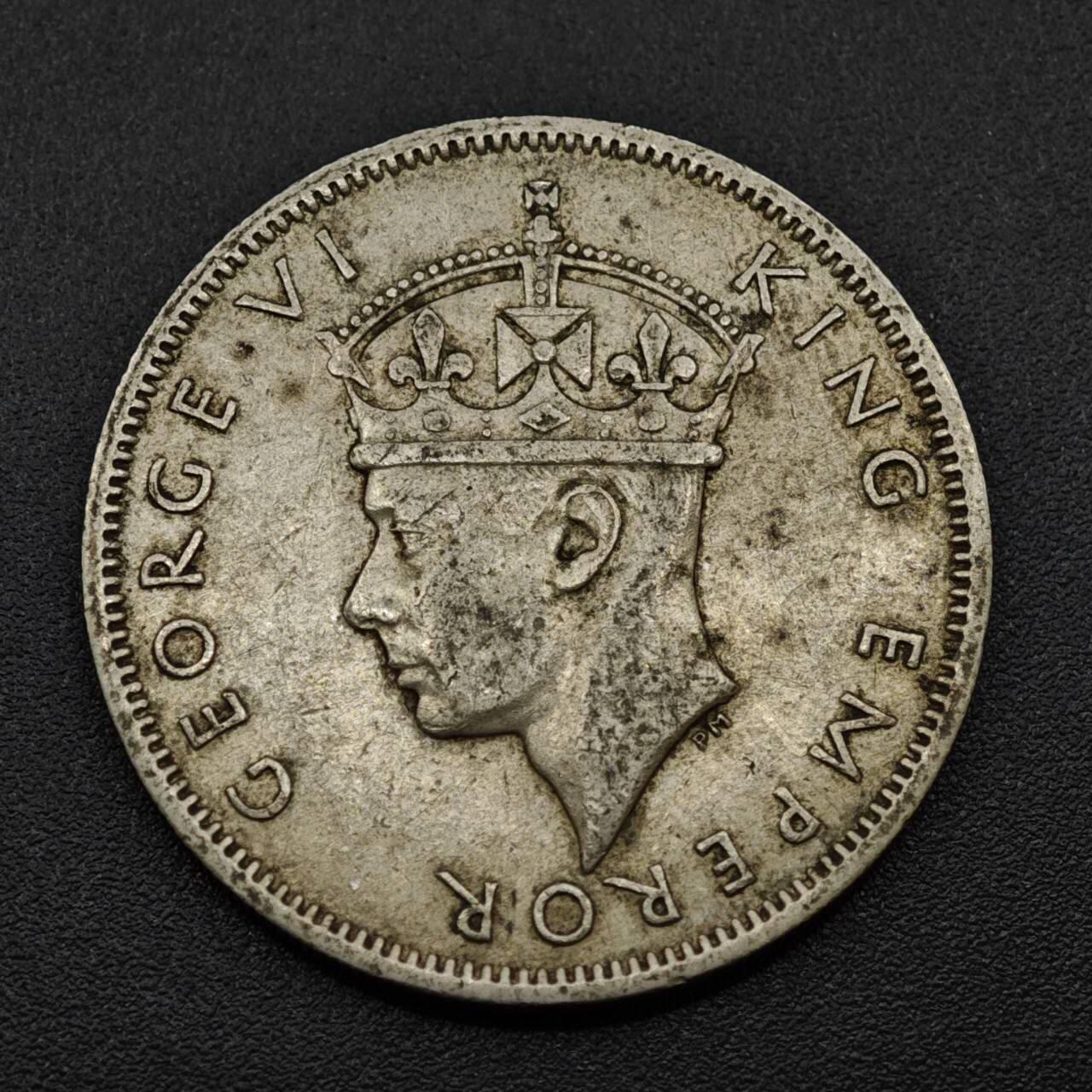 【淘币小摊】实时拍第八百一十四拍   散币场   满百包邮可预留二周 每周一统一发货   南罗德西亚1947年2先令镍币