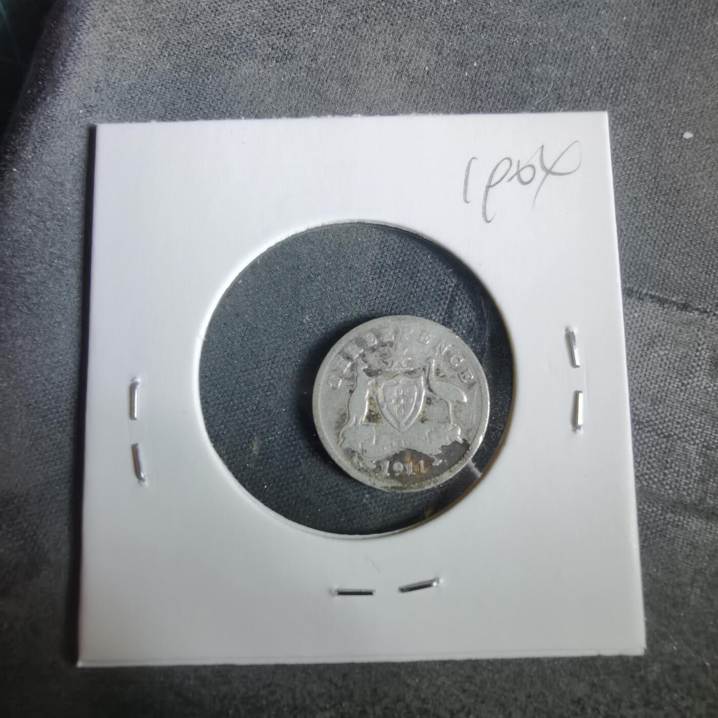 沼泽如烟--第919场 澳大利亚1911年三便士银币