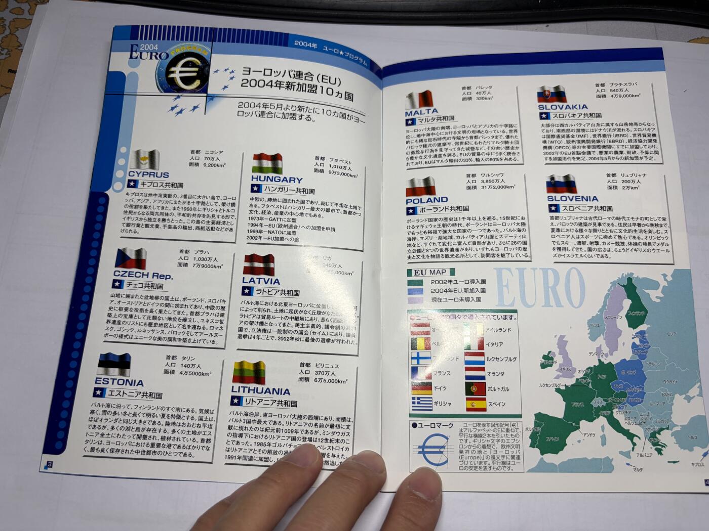 2025年集古藏今外币拍卖第十期-第10场—（总第290拍-纸币专场），本期拍完结算一次，发货时间2-3天，休息几天后继续新的一期拍卖。 2004年新加入欧盟10国纪念币空册一本