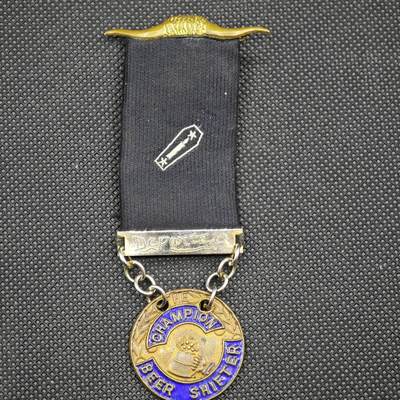 【淘币小摊】限时拍第八百一十六拍  纪念章场  满百包邮可预留两周  周一统一发货  -  啤酒锦标赛奖章直径32mm